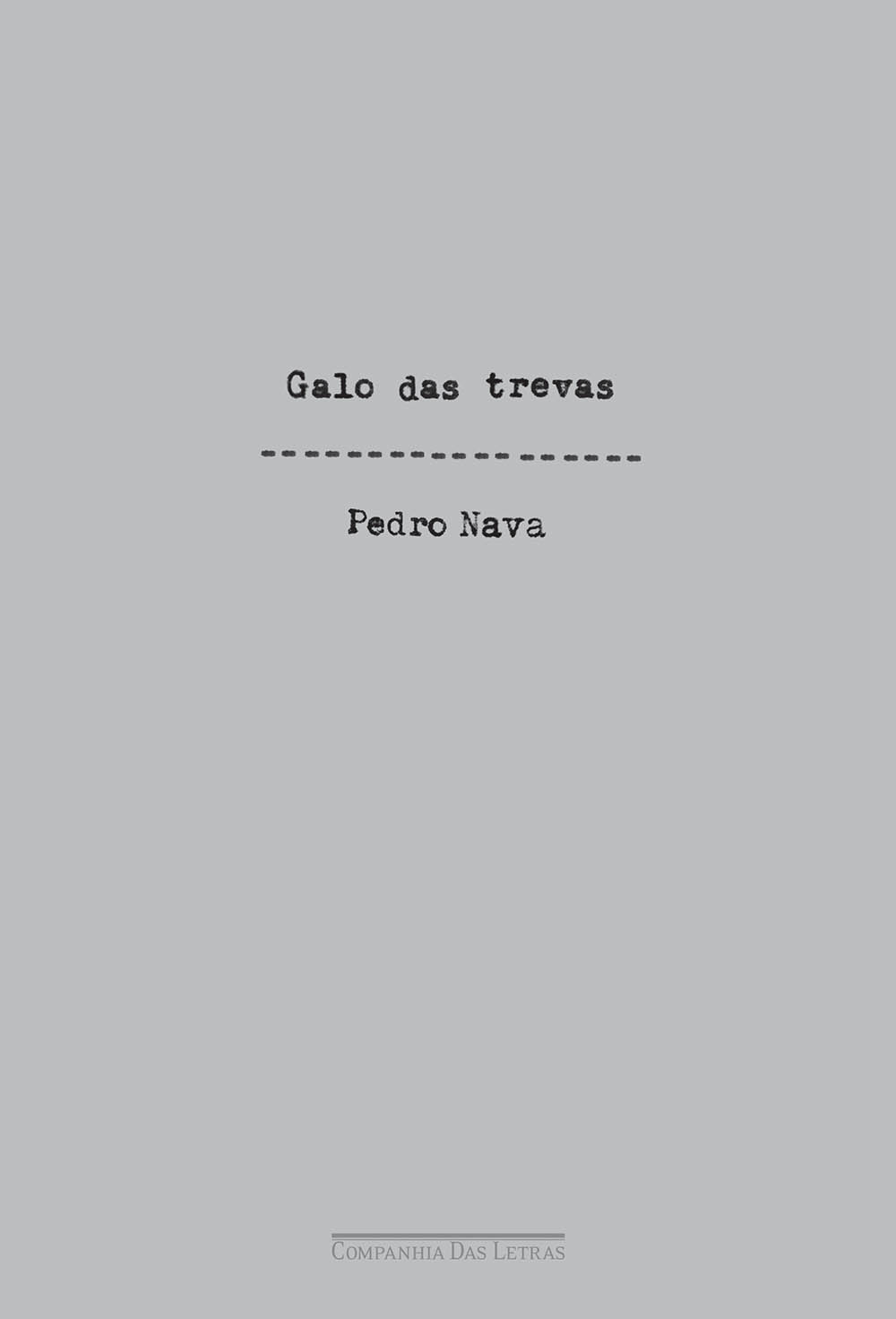 Galo Das Trevas