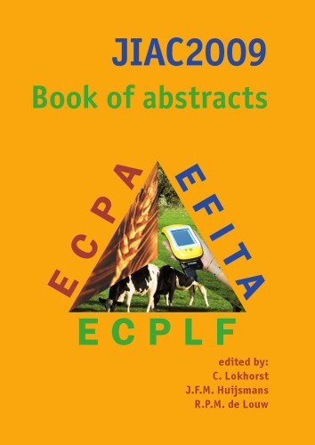 Joint International Agricultural Conference 2009: Book of Abstracts