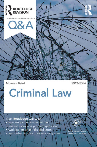 Q&A Criminal Law 2013-2014