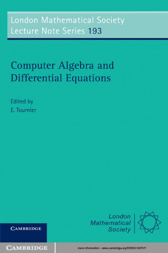 Computer Algebra and Differential Equations