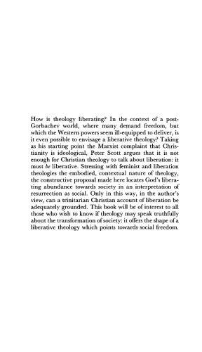 Theology, Ideology and Liberation