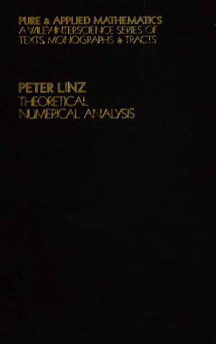 Theoretical Numerical Analysis: Introduction to Advanced Techniques