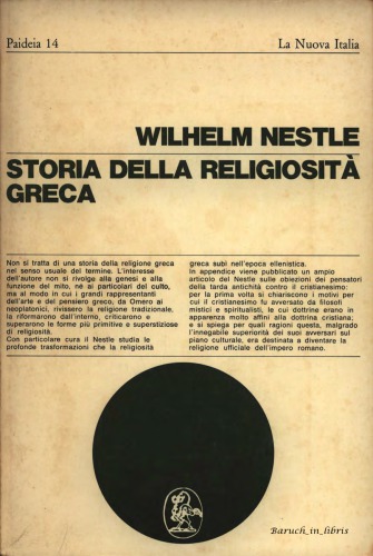 Storia della religiosità greca