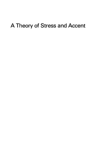 A Theory of Stress and Accent