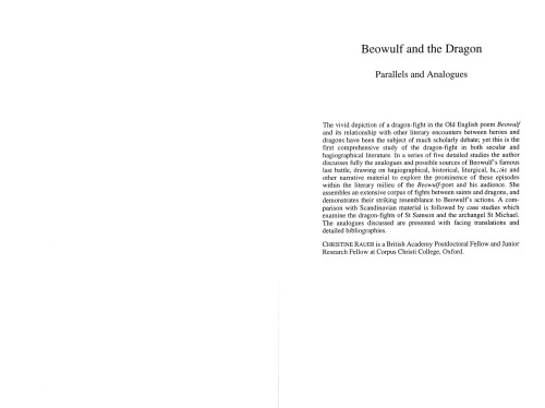 Beowulf and the dragon. parallels and analogues