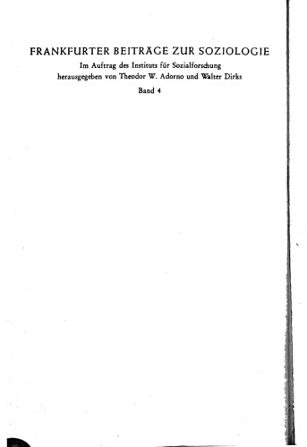 Soziologische Exkurse