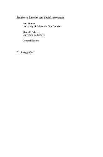 Exploring Affect: The Selected Writings of Silvan S Tomkins