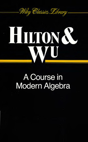 A Course in Modern Algebra