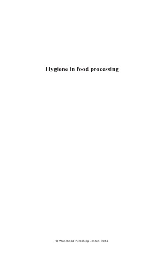 Hygiene in food processing: Principles and practice