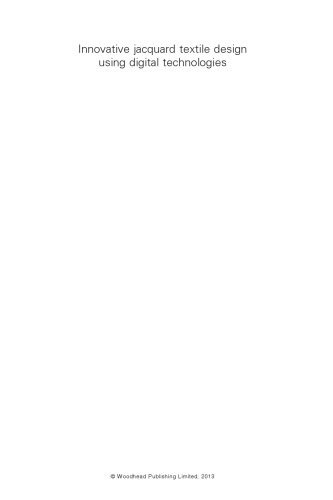 Innovative jacquard textile design using digital technologies