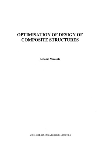 Optimisation of composite structures design