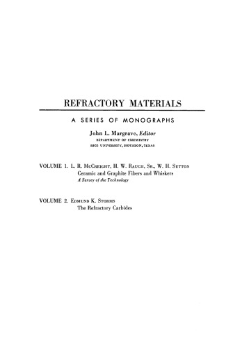 The Refractory Carbides