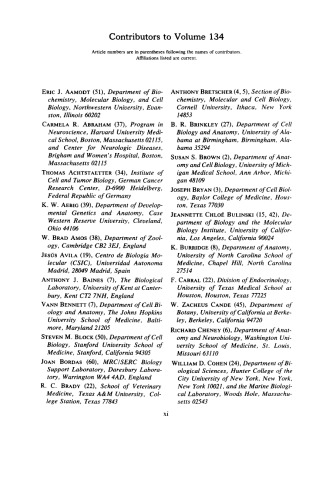 Structural and Contractile Proteins Part C: The Contractile Apparatus and the Cytoskeleton