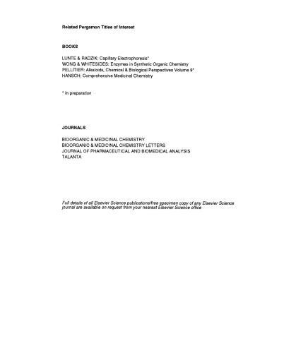 Pharmaceutical and Biomedical Applications of Liquid Chromatography