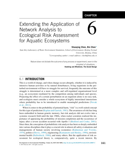 Ecological Modelling and Engineering of Lakes and Wetlands