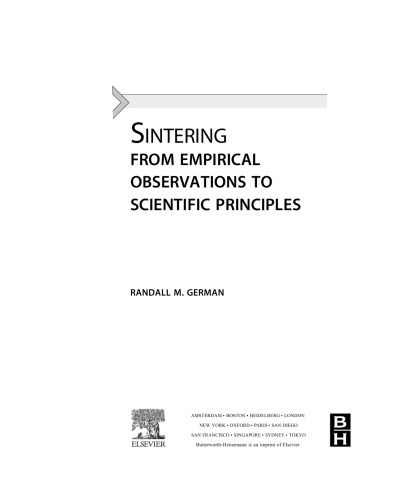 Sintering: from Empirical Observations to Scientific Principles