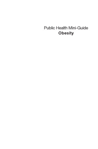 Public Health Mini-Guides: Obesity