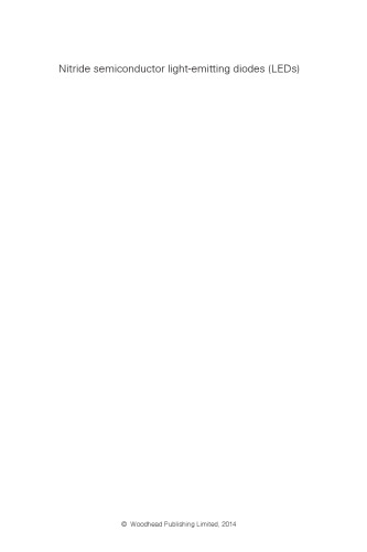 Nitride Semiconductor Light-Emitting Diodes (LEDs). Materials, Technologies and Applications