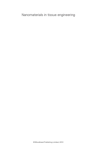 Nanomaterials in Tissue Engineering. Fabrication and Applications