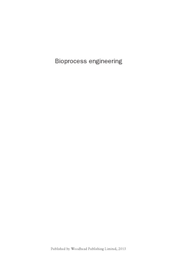 Bioprocess Engineering. An Introductory Engineering and Life Science Approach