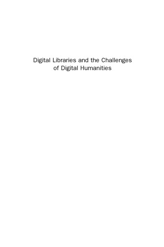Digital Libraries and the Challenges of Digital Humanities
