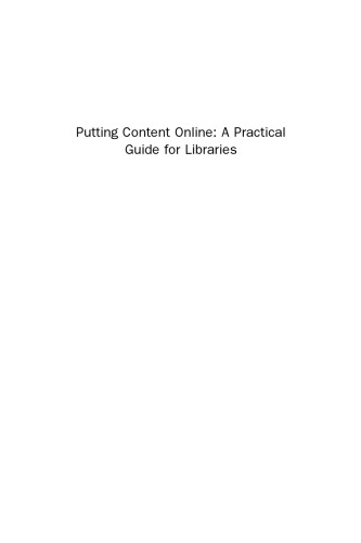 Putting Content Online. A Practical Guide for Libraries