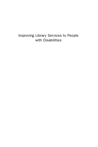 Improving Library Services to People with Disabilities