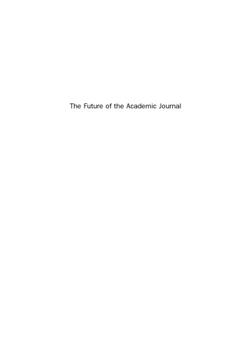 The Future of the Academic Journal
