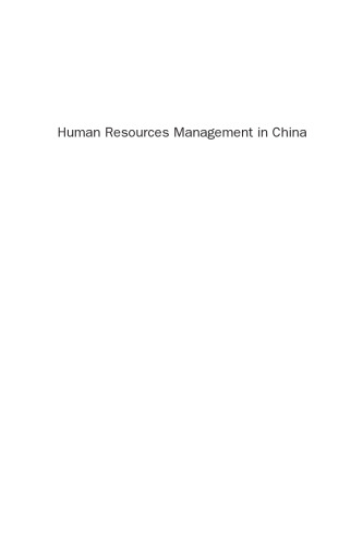 Human Resources Management in China. Cases in Hr Practice