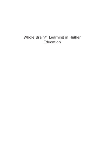 Whole Brain® Learning in Higher Education. Evidence-Based Practice