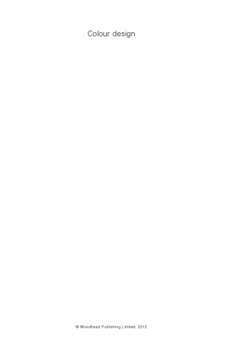 Colour Design. Theories and Applications