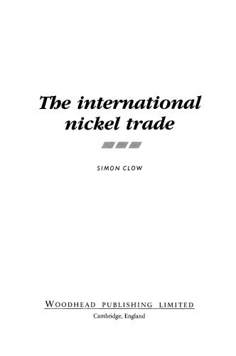 The International Nickel Trade