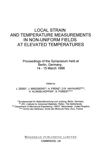 Local Strain and Temperature Measurement