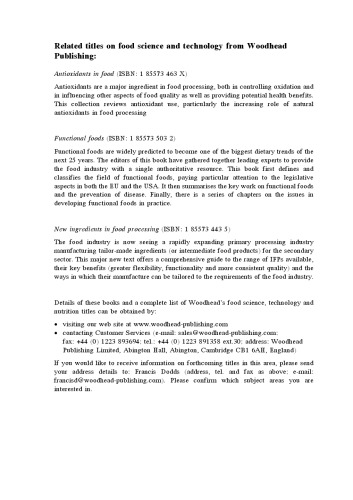 Handbook of Herbs and Spices. Volume 1