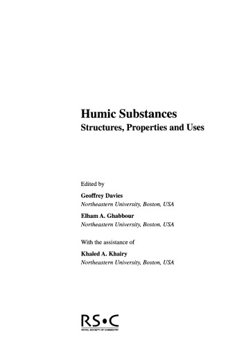 Humic Substances. Structures, Properties and Uses