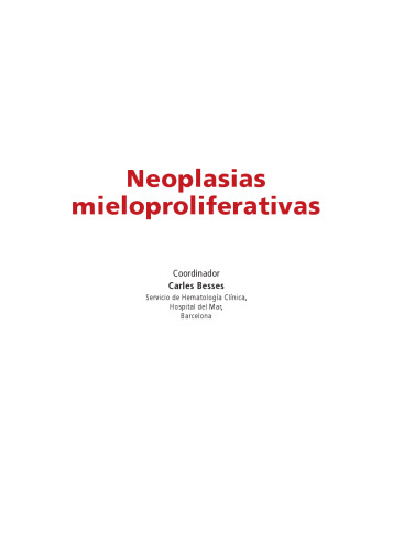Neoplasias mieloproliferativas