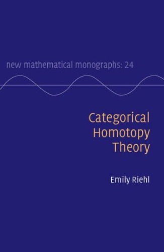 Categorical Homotopy Theory