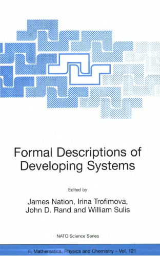 Formal descriptions of developing systems