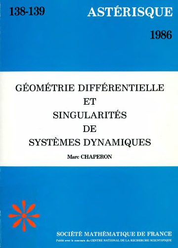 Geometrie differentielle et singularites de systemes dynamiques