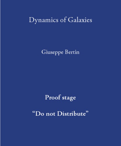 Dynamics of Galaxies