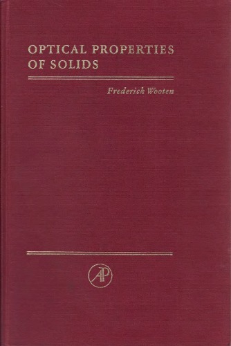 Optical properties of solids