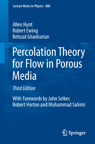 Percolation theory for flow in porous media