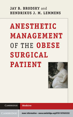 Anesthetic Management of the Obese Surgical Patient