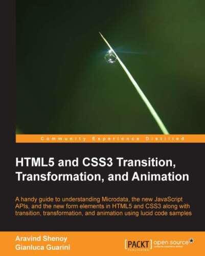 HTML5 and CSS3 Transition, Transformation, and Animation