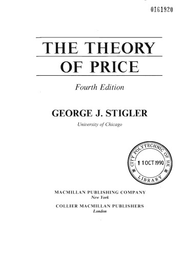 Theory of Price