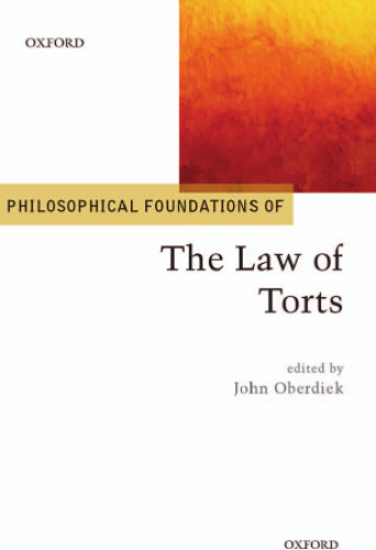 Philosophical Foundations of the Law of Torts
