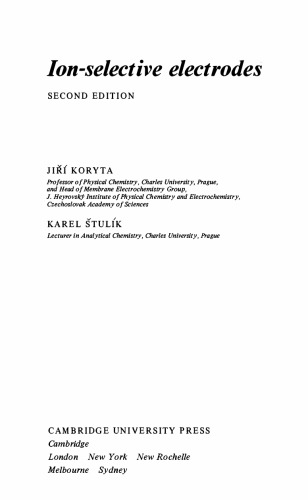 Ion-Selective Electrodes