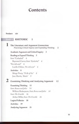 Reading Literature and Writing Argument