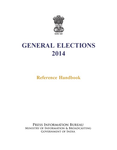 GENERAL ELECTIONS 2014 Reference Handbook