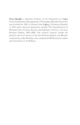 The Transformation of Ottoman Crete: Revolts, Politics and Identity in the Late Nineteenth Century